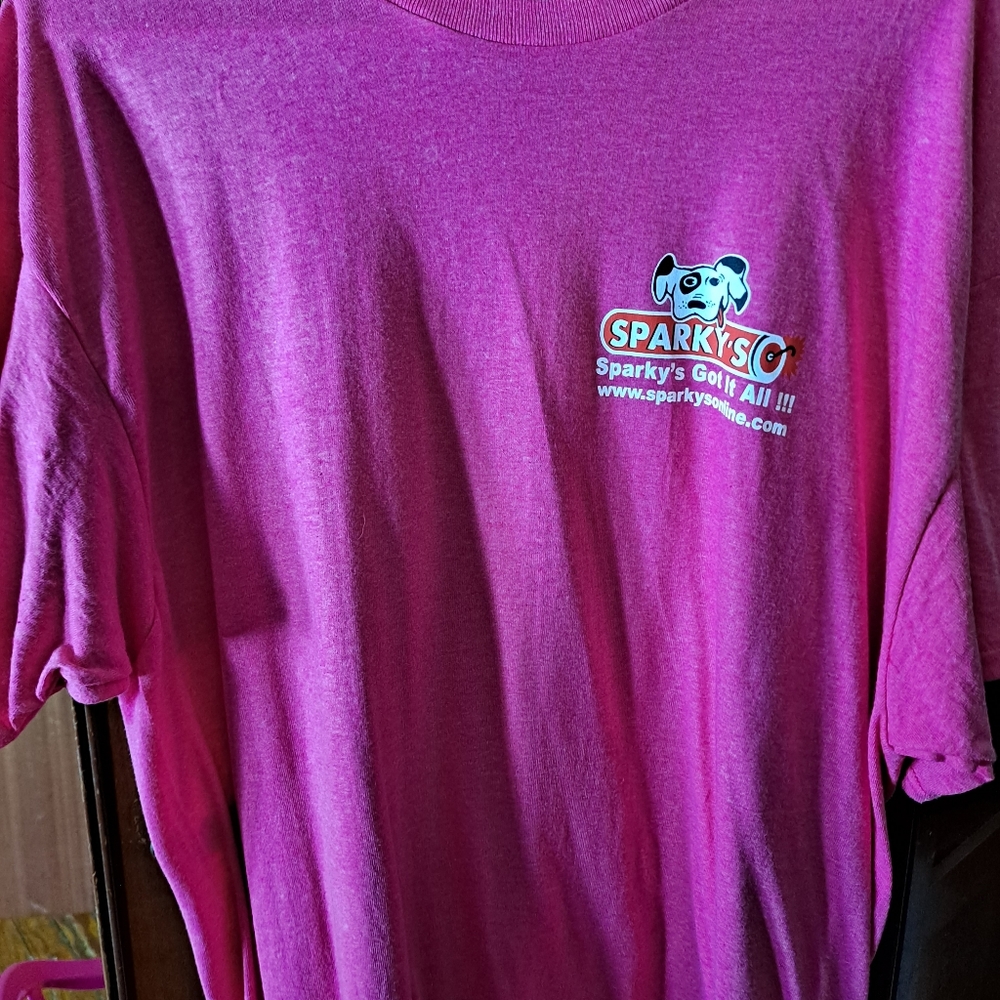 Sparkys Tee Size 2x